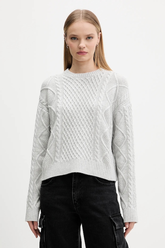 Свитер из смесовой шерсти Guess Jeans, серый
Свитер из смесовой шерсти Guess Jeans, серый