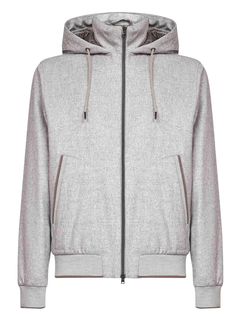 Куртка с капюшоном и ребристыми манжетами Herno, серый
Куртка с капюшоном и ребристыми манжетами Herno, серый