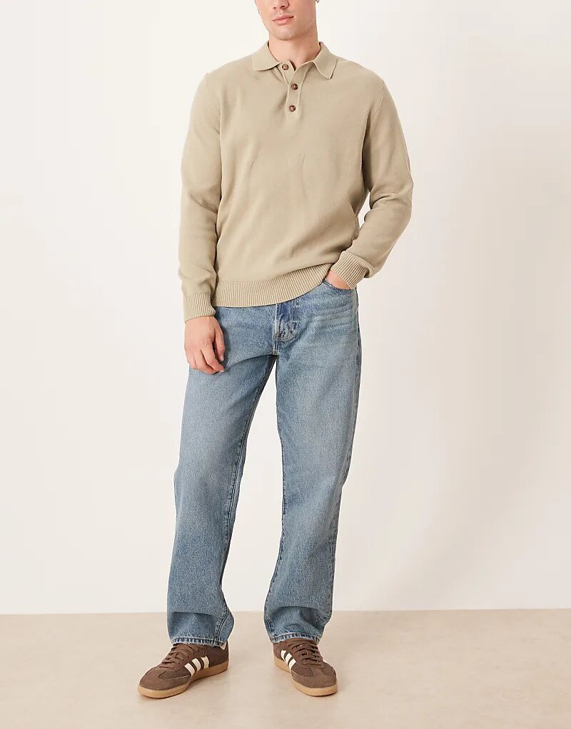 Джинсы свободного кроя Abercrombie & Fitch с пятью карманами, средне-синего цвета
Джинсы свободного кроя Abercrombie & Fitch с пятью карманами, средне-синего цвета