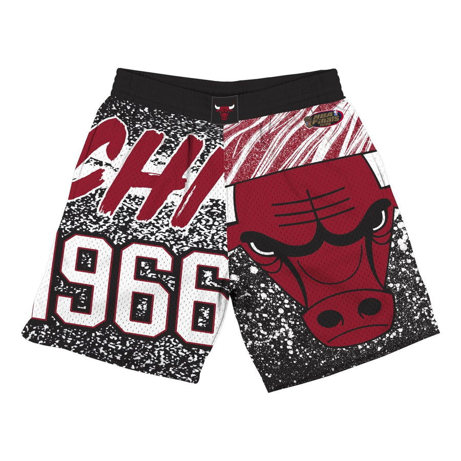 Спортивные шорты Mitchell & Ness x NBA Jumbotron Sublimated Shorts 'Chicago Bulls', серый 
Спортивные шорты Mitchell & Ness x NBA Jumbotron Sublimated Shorts 'Chicago Bulls', серый