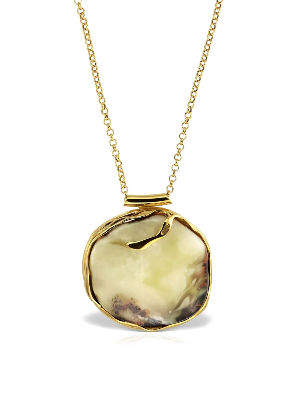 Колье с каменным кулоном Obsidian, золотистый
Колье с каменным кулоном Obsidian, золотистый