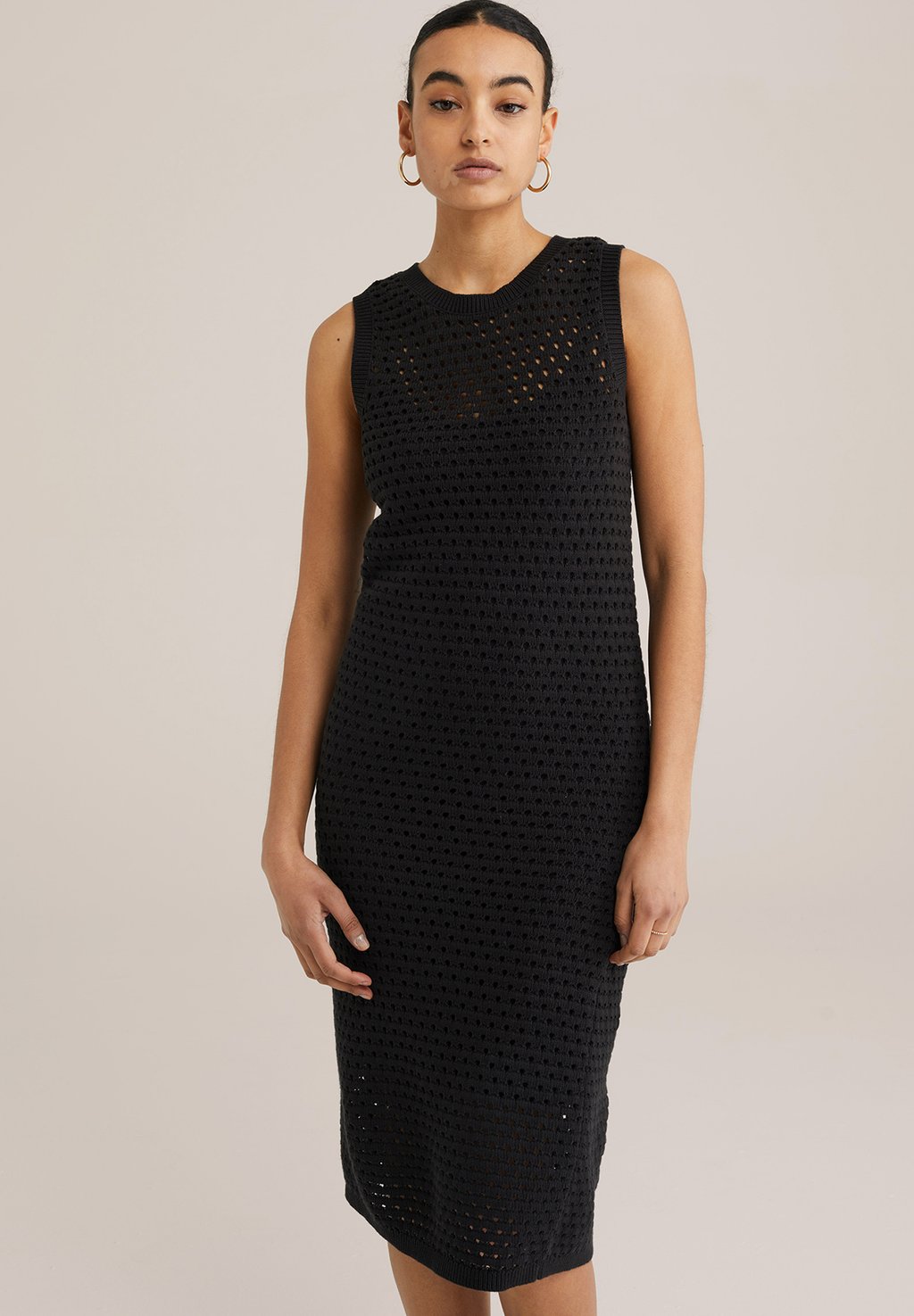 Платье-джемпер Shift dress WE Fashion, черный
Платье-джемпер Shift dress WE Fashion, черный