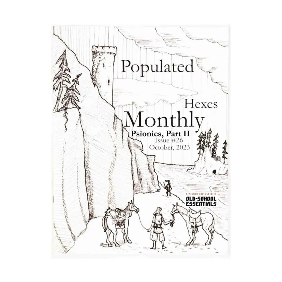 Журнал #26 "Psionics, Part II", Populated Hexes Monthly
Журнал #26 "Psionics, Part II", Populated Hexes Monthly