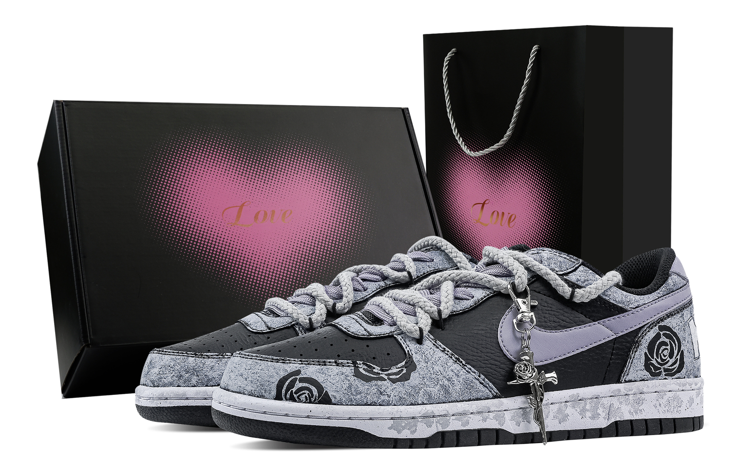 Серые большие розы saint mark устойчивые к истиранию дышащие низкие скейтбордские туфли мужские Nike, черный/серый
Серые большие розы saint mark устойчивые к истиранию дышащие низкие скейтбордские туфли мужские Nike, черный/серый