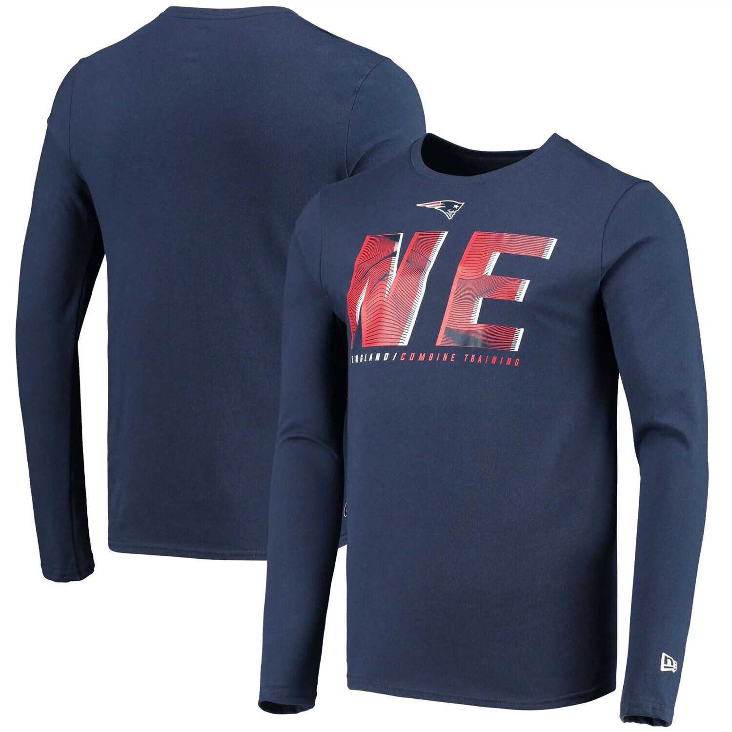 Мужская футболка New Era Navy New England Patriots с аутентичной статической аббревиатурой с длинными рукавами
Мужская футболка New Era Navy New England Patriots с аутентичной статической аббревиатурой с длинными рукавами