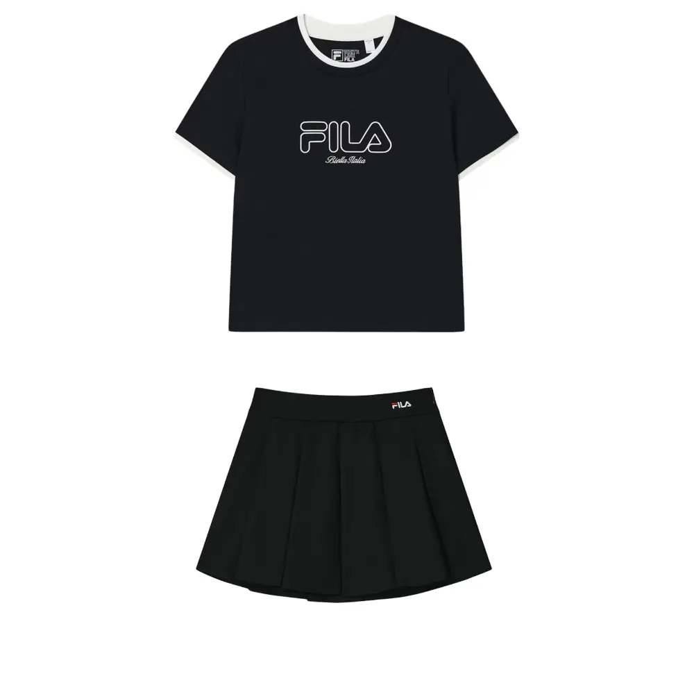 Женский комплект из юбки и топа FILA, черный
Женский комплект из юбки и топа FILA, черный