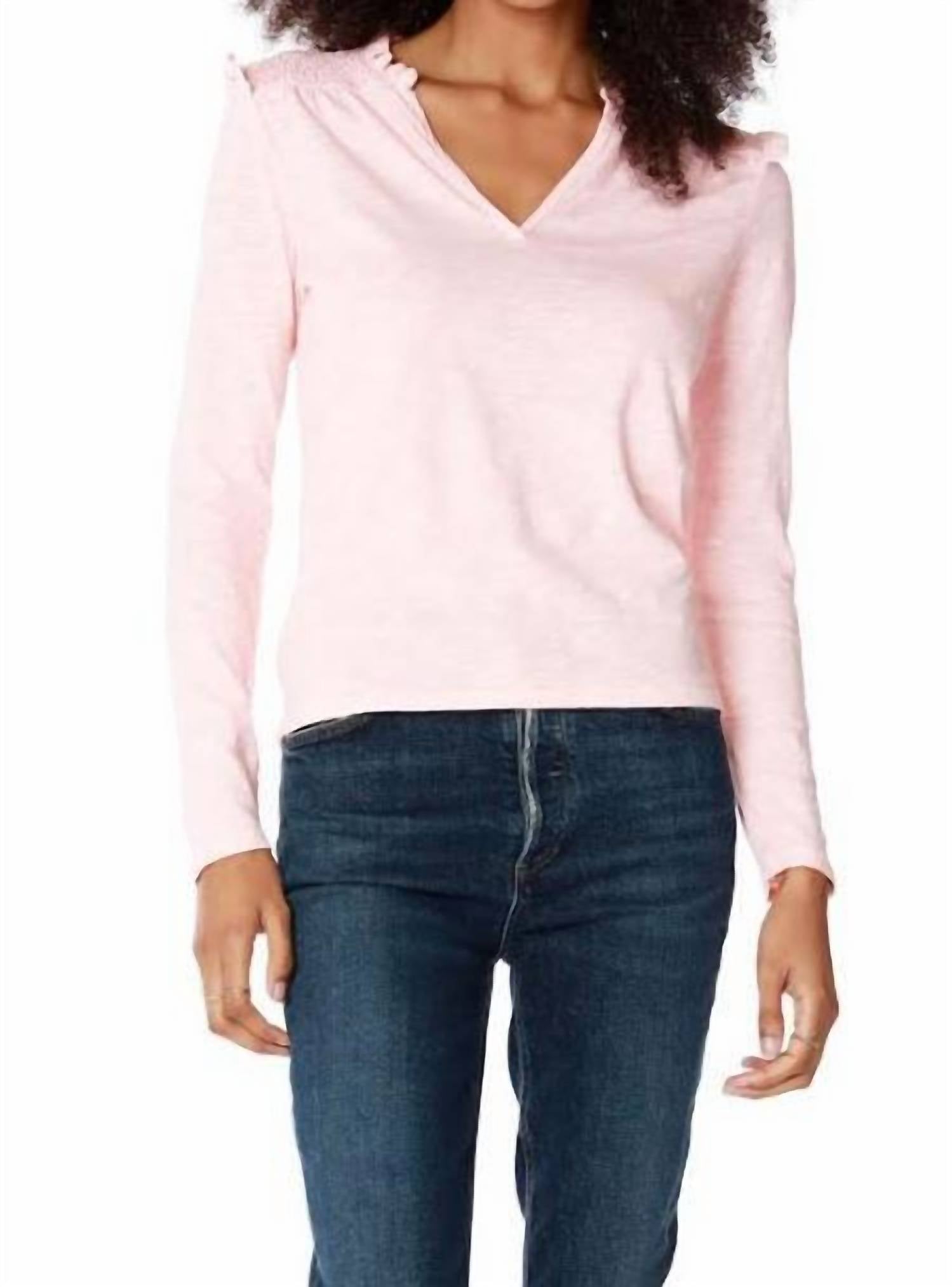 Топ с оборками и сборками розового цвета bobi
Топ с оборками и сборками розового цвета bobi