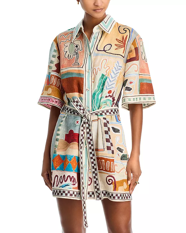 Льняное мини-платье Мишель Alémais, мультиколор
Льняное мини-платье Мишель Alémais, мультиколор