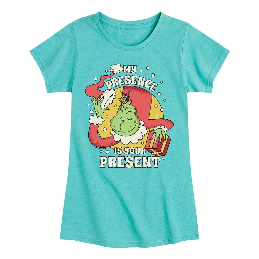 Футболка Girls The Grinch My Presence Is Your Present с рисунком Licensed Character, синий
Футболка Girls The Grinch My Presence Is Your Present с рисунком Licensed Character, синий