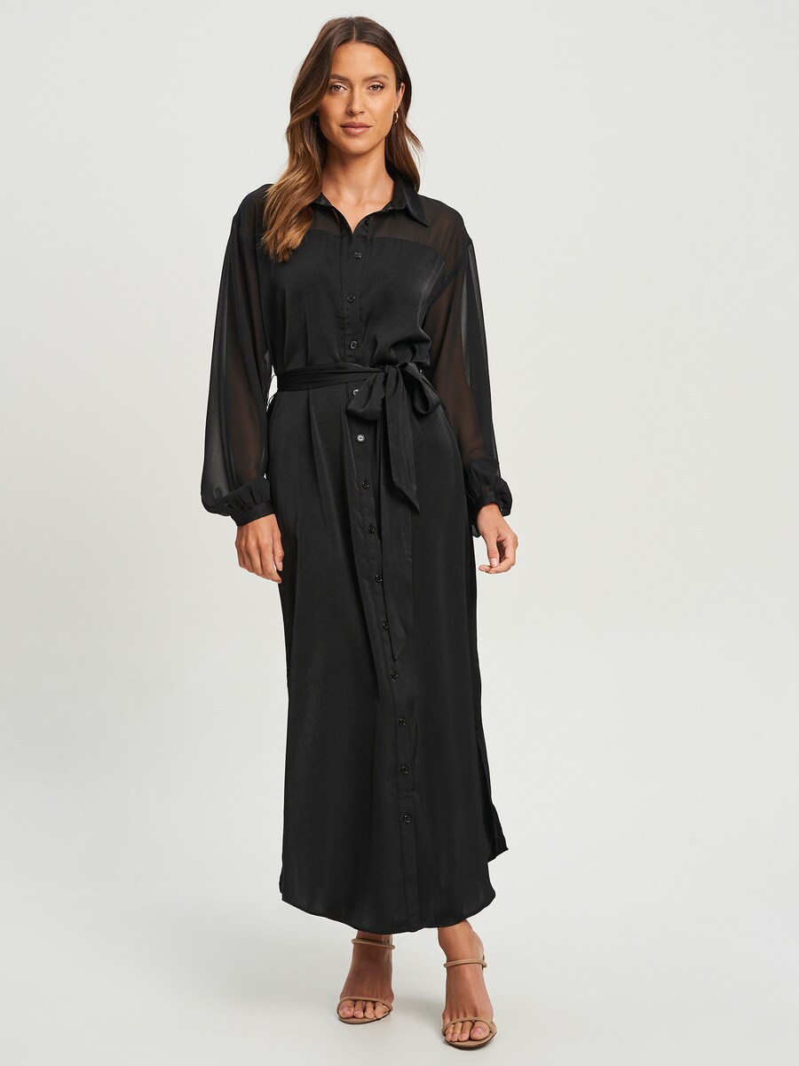 Платье-рубашка Tussah BENNIE, Black
Платье-рубашка Tussah BENNIE, Black