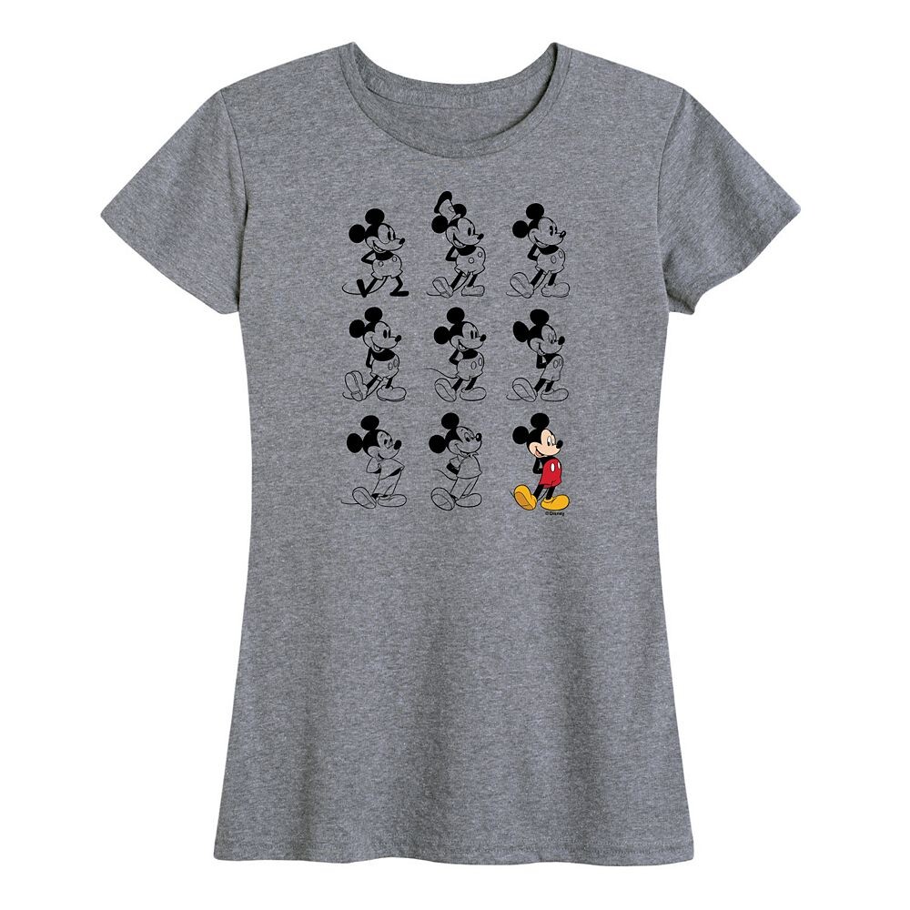 Женская футболка с рисунком «Эволюция» Disney's Mickey Mouse, цвет Heather Gray
Женская футболка с рисунком «Эволюция» Disney's Mickey Mouse, цвет Heather Gray