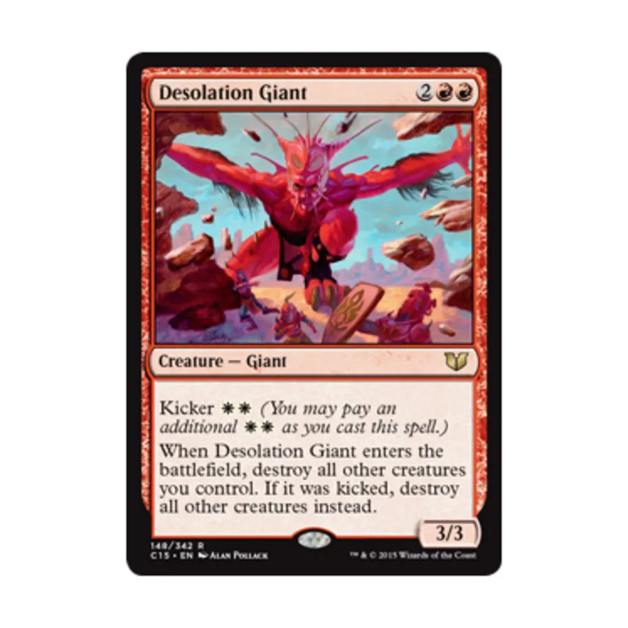 CCG Гигант пустыни (клавиша R), MTG - Commander 2015
CCG Гигант пустыни (клавиша R), MTG - Commander 2015