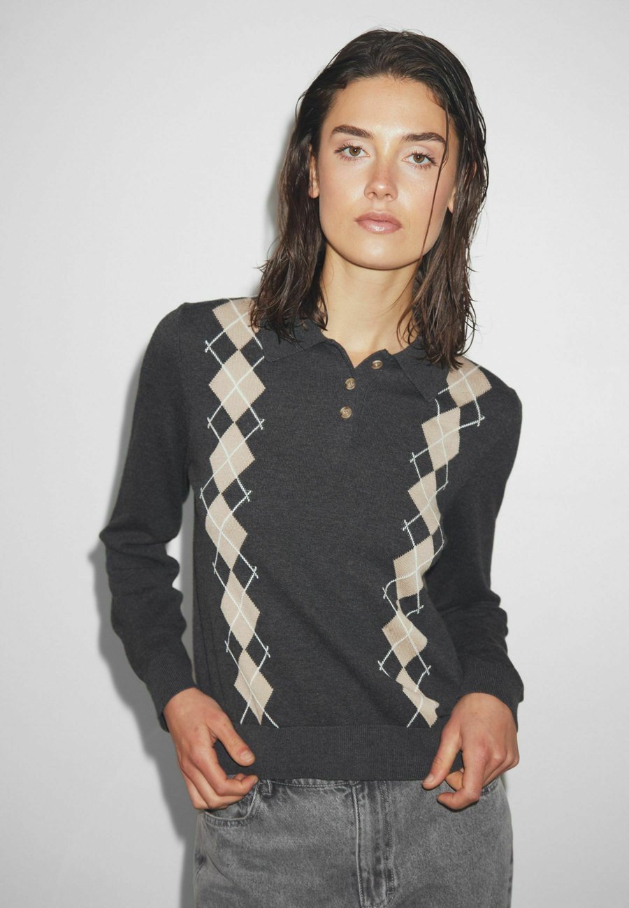 Поло Noella Polo shirt, Dasha Grey Check/Grey
Поло Noella Polo shirt, Dasha Grey Check/Grey