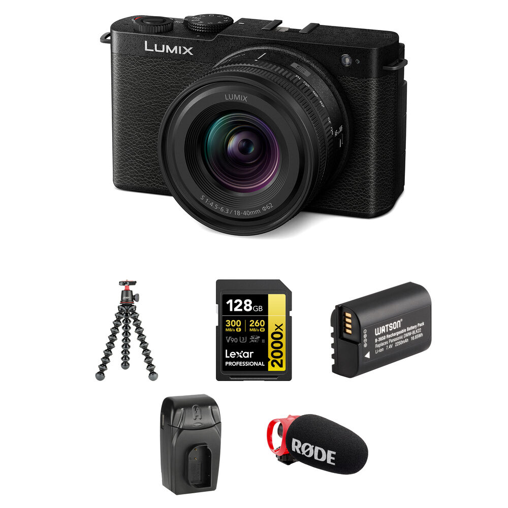 Беззеркальная камера Panasonic Lumix S9 Mirrorless Camera with 18-40mm f/4.5-6.3 Lens
Беззеркальная камера Panasonic Lumix S9 Mirrorless Camera with 18-40mm f/4.5-6.3 Lens
