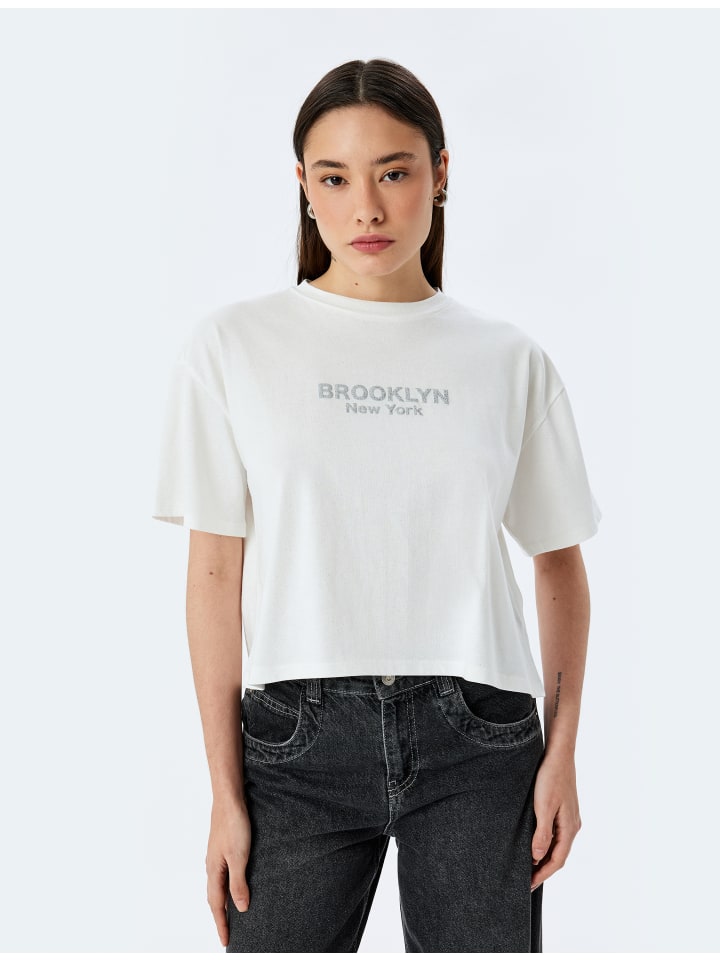 Футболка KOTON, экрю
Футболка KOTON, экрю