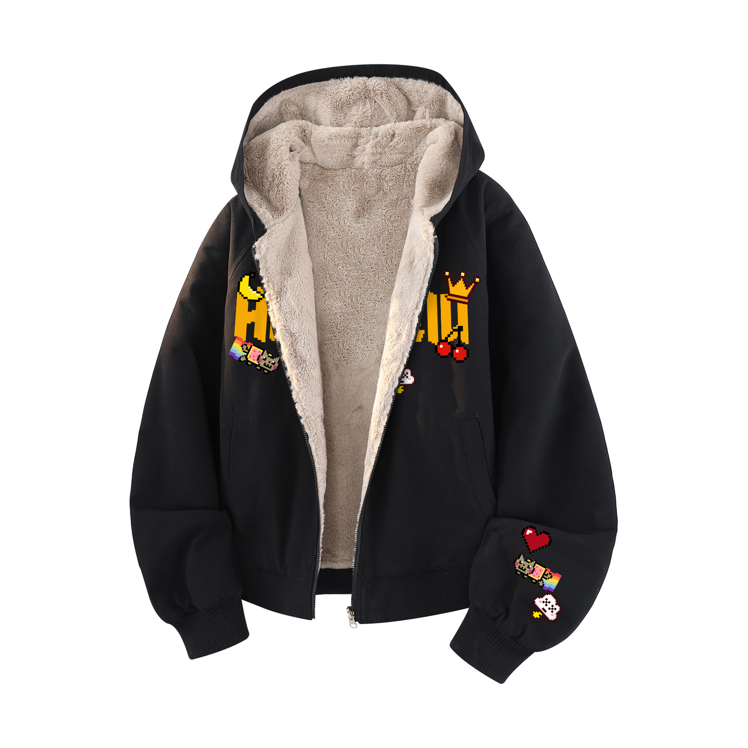 Пуховик Unisex Hooded Thickened Reversible HUANQIU, черный
Пуховик Unisex Hooded Thickened Reversible HUANQIU, черный