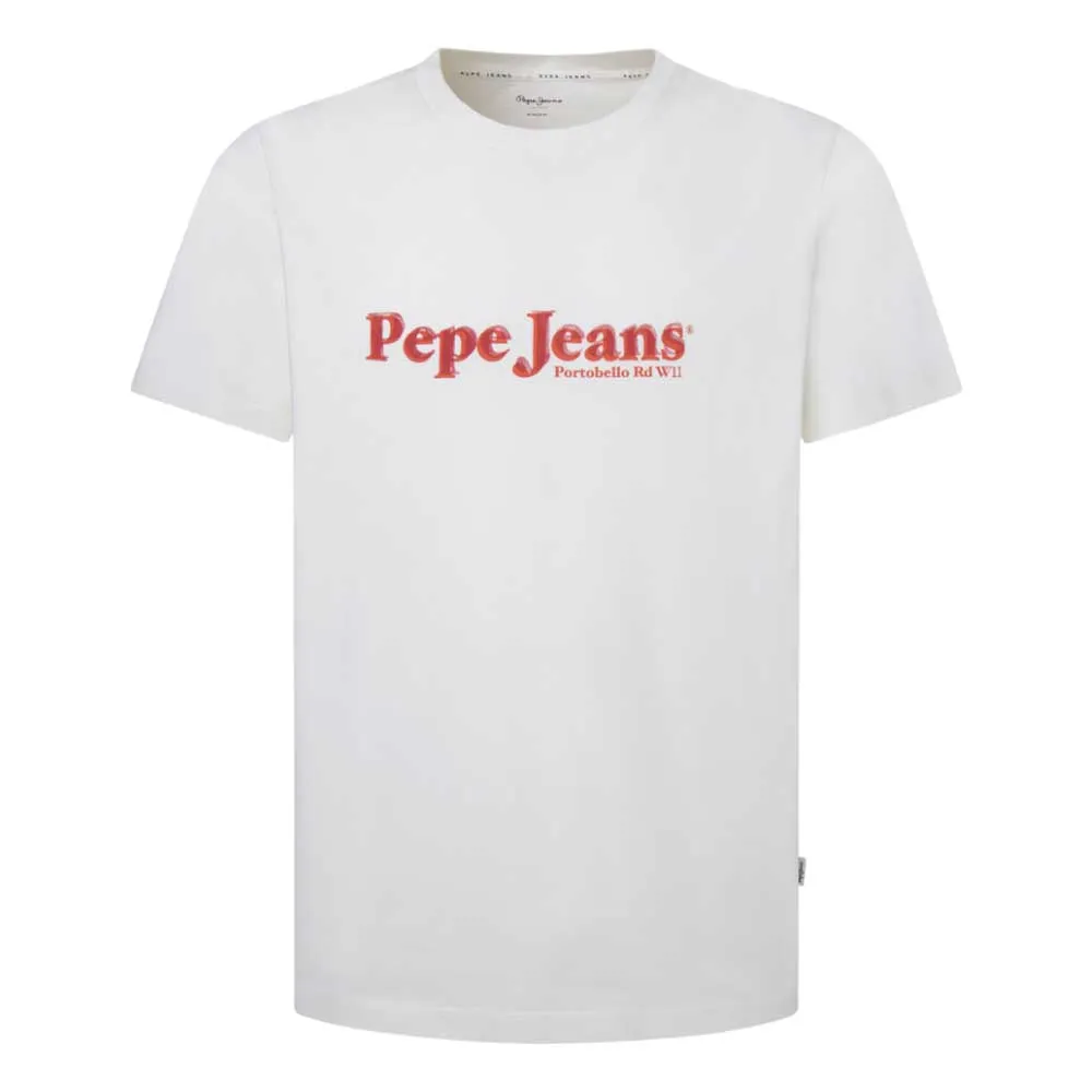 Футболка с коротким рукавом Pepe Jeans PM509649, белый 
Футболка с коротким рукавом Pepe Jeans PM509649, белый