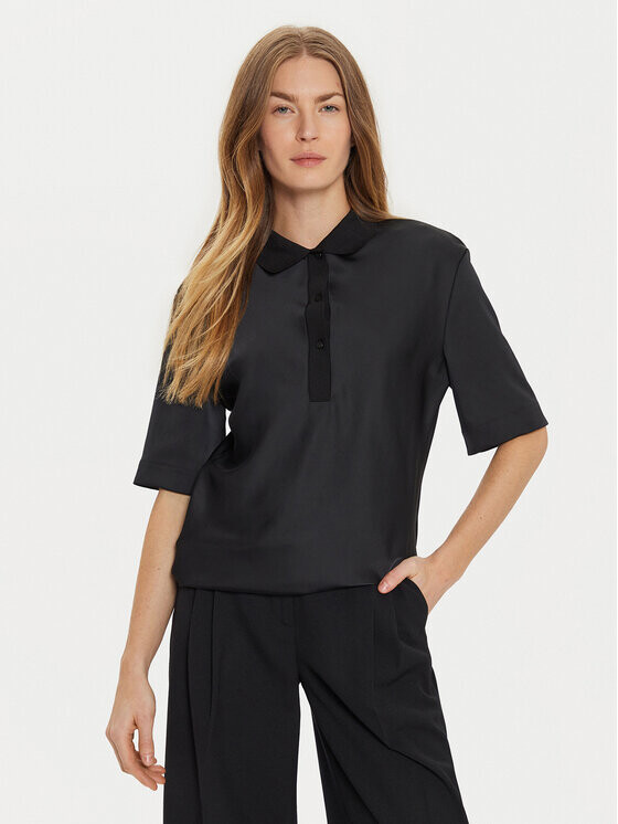 Блуза стандартного кроя Calvin Klein, черный
Блуза стандартного кроя Calvin Klein, черный