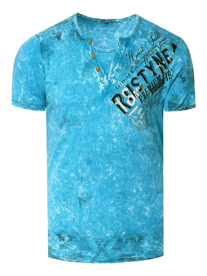 Футболка с V-образным вырезом, стираная отделка, боковой логотип, цвет бензиново-синий Rusty Neal
Футболка с V-образным вырезом, стираная отделка, боковой логотип, цвет бензиново-синий Rusty Neal