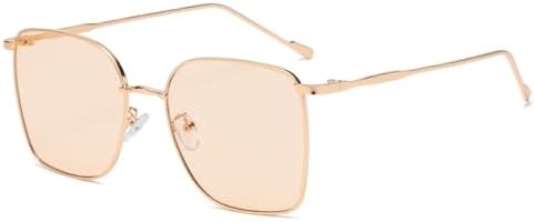 Женские модные солнцезащитные очки 2026 года в винтажном ретро-стиле, квадратные, тонкие, металлические, большие, черные, с защитой от УФ-излучения UV400 MTZJH, Clear Brown
Женские модные солнцезащитные очки 2026 года в винтажном ретро-стиле, квадратные, тонкие, металлические, большие, черные, с защитой от УФ-излучения UV400 MTZJH, Clear Brown