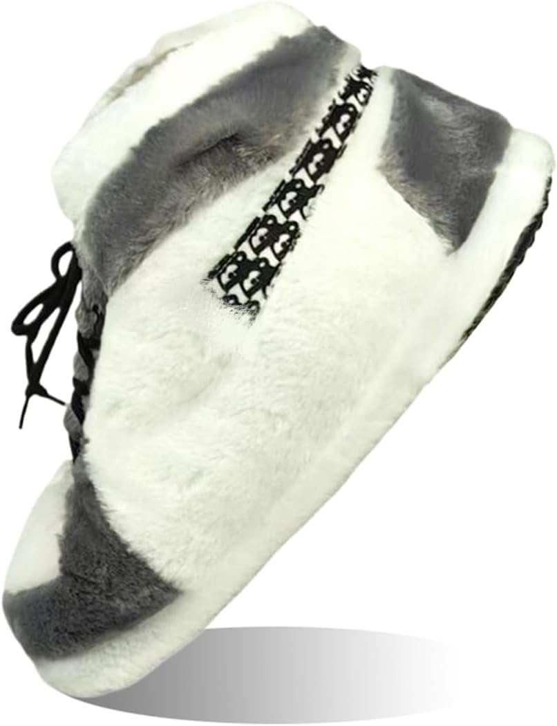 Домашние плюшевые тапочки с нескользящей подошвой, кроссовоподобные, унисекс, хлопковые для дома Xddcpwl, Grey-da
Домашние плюшевые тапочки с нескользящей подошвой, кроссовоподобные, унисекс, хлопковые для дома Xddcpwl, Grey-da