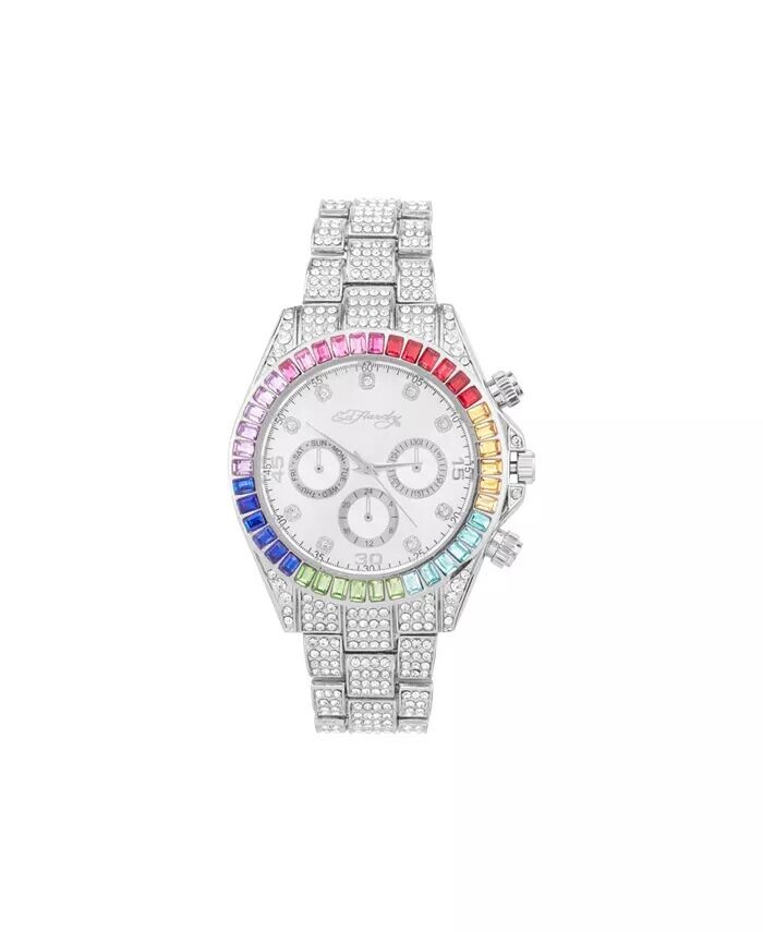 Женские кварцевые часы из сплава серебристого цвета с браслетом, 40 мм Ed Hardy, серый
Женские кварцевые часы из сплава серебристого цвета с браслетом, 40 мм Ed Hardy, серый