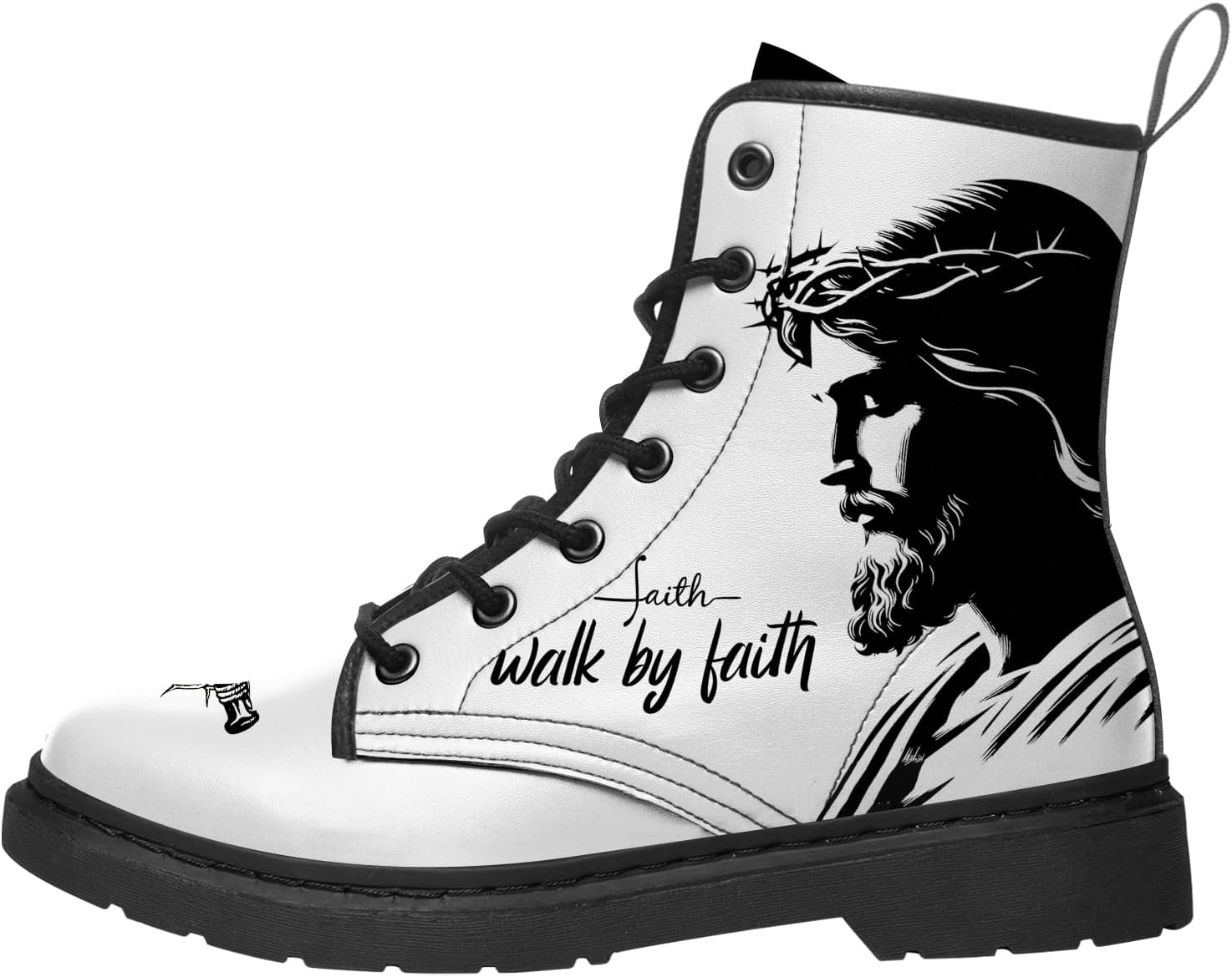 Ботинки Walk by Faith для мужчин и женщин, военные ботинки, повседневные шнурованные, из PU-кожи, ботинки, подарок для него и для нее Generic, 3102 Walk By Faith
Ботинки Walk by Faith для мужчин и женщин, военные ботинки, повседневные шнурованные, из PU-кожи, ботинки, подарок для него и для нее Generic, 3102 Walk By Faith
