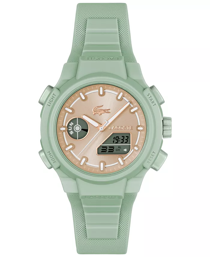 Женские часы LC33 с зеленым силиконовым ремешком, 40 мм Lacoste
Женские часы LC33 с зеленым силиконовым ремешком, 40 мм Lacoste