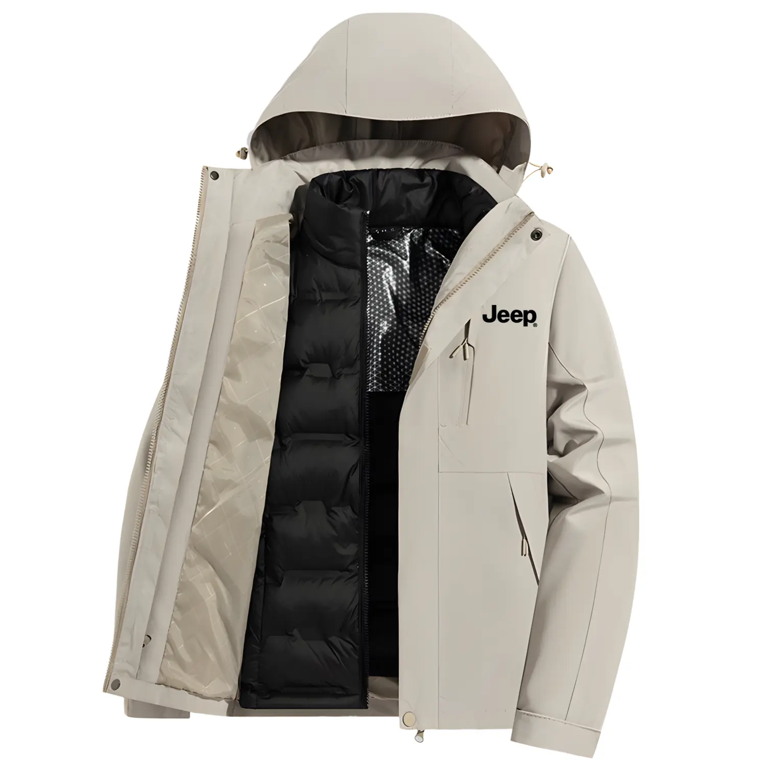 Jeep Куртка Unisex, Khaki (3-in-1 Down Liners)
Jeep Куртка Unisex, Khaki (3-in-1 Down Liners)