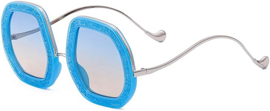 Крупные солнцезащитные очки неправильной формы для женщин, роскошные солнцезащитные очки с блестящими бриллиантами, модные солнцезащитные очки в форме многоугольника TYUVIVO, C4 Blue Yellow
Крупные солнцезащитные очки неправильной формы для женщин, роскошные солнцезащитные очки с блестящими бриллиантами, модные солнцезащитные очки в форме многоугольника TYUVIVO, C4 Blue Yellow