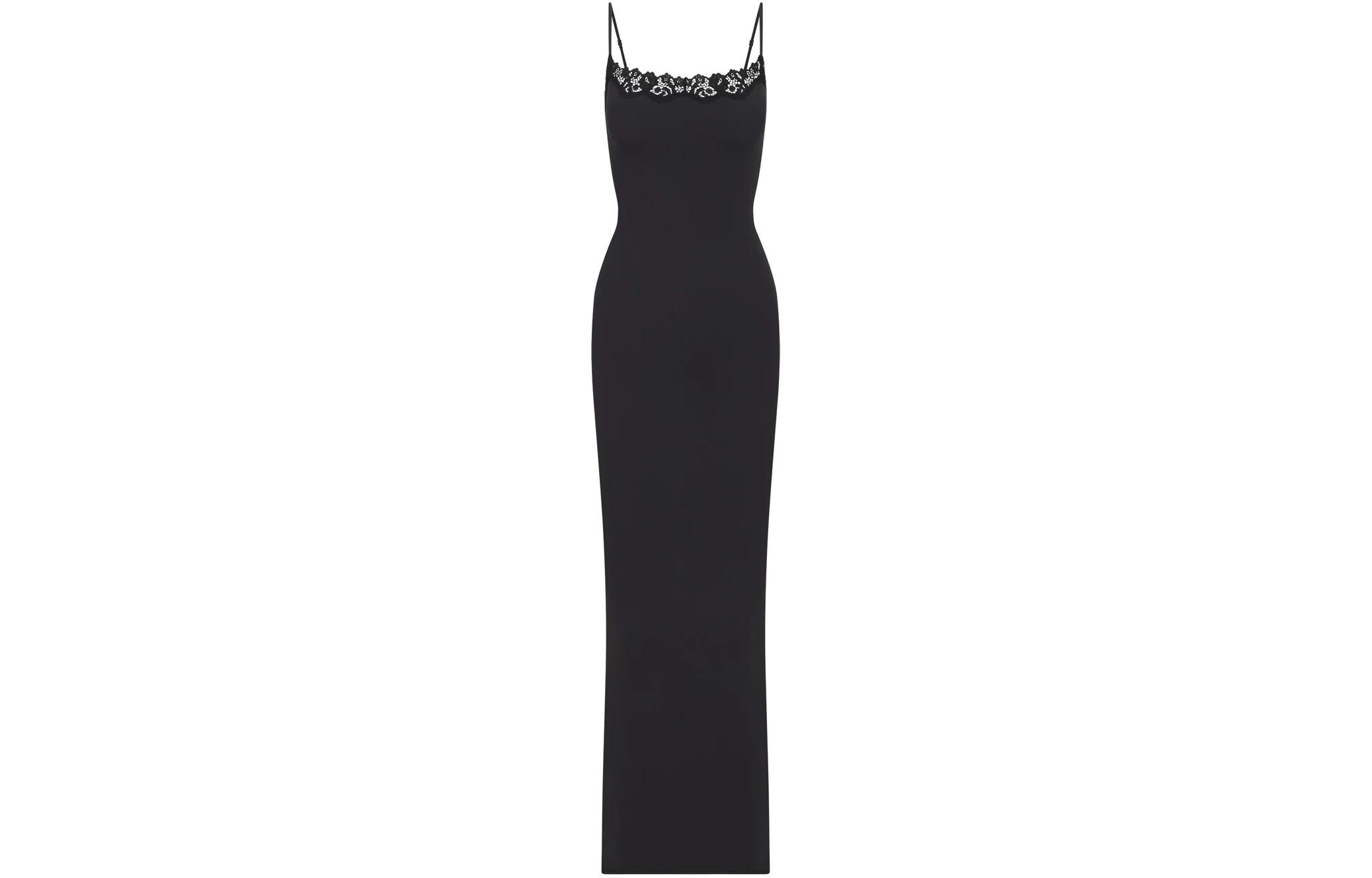 Fits Everybody Lace Long Slip Dress Slip Dress Women's ONYX/Onyx Skims, onyx/onyx
Fits Everybody Lace Long Slip Dress Slip Dress Women's ONYX/Onyx Skims, onyx/onyx