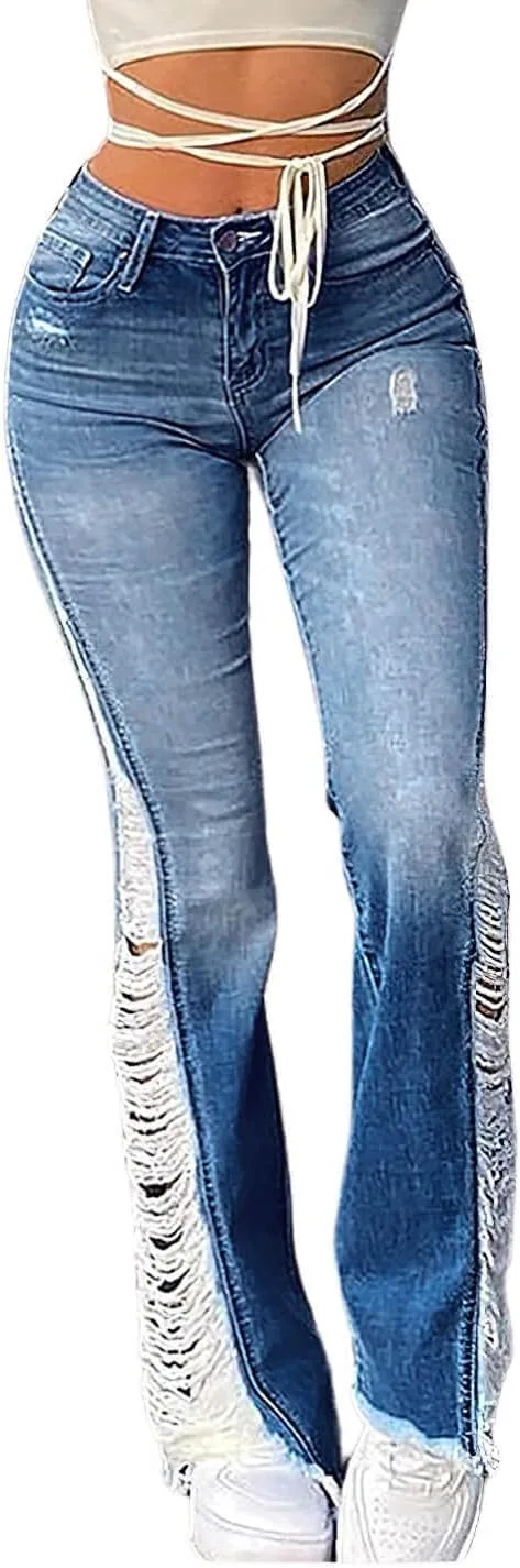 CHARTOU Женские джинсы Mid-Rise Bootcut с потертостями
CHARTOU Женские джинсы Mid-Rise Bootcut с потертостями