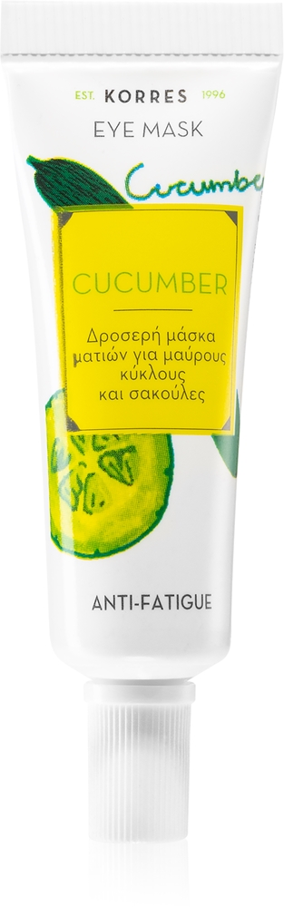 Огуречная маска для глаз, уменьшающая отечность и темные круги под глазами Korres, 8 мл
Огуречная маска для глаз, уменьшающая отечность и темные круги под глазами Korres, 8 мл