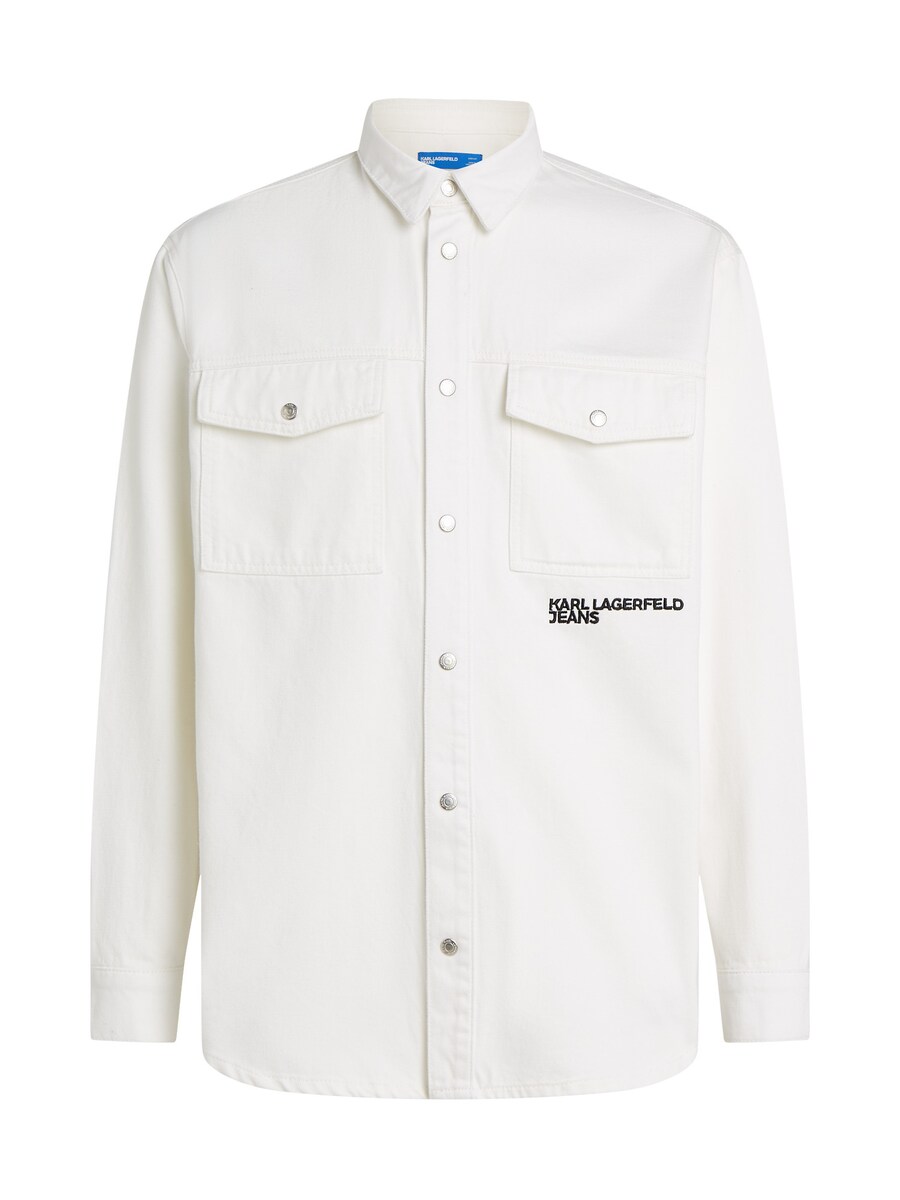 Рубашка обычного кроя на пуговицах KARL LAGERFELD JEANS, белый
Рубашка обычного кроя на пуговицах KARL LAGERFELD JEANS, белый