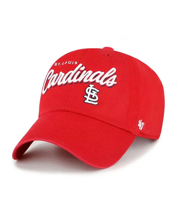 Женская красная кепка Ariana Clean Up от St. Louis Cardinals с регулируемой высотой '47 Brand
Женская красная кепка Ariana Clean Up от St. Louis Cardinals с регулируемой высотой '47 Brand