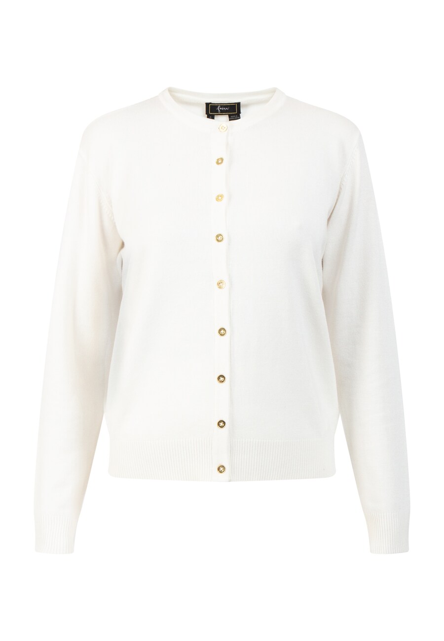 Вязаный кардиган faina, белый 
Вязаный кардиган faina, белый