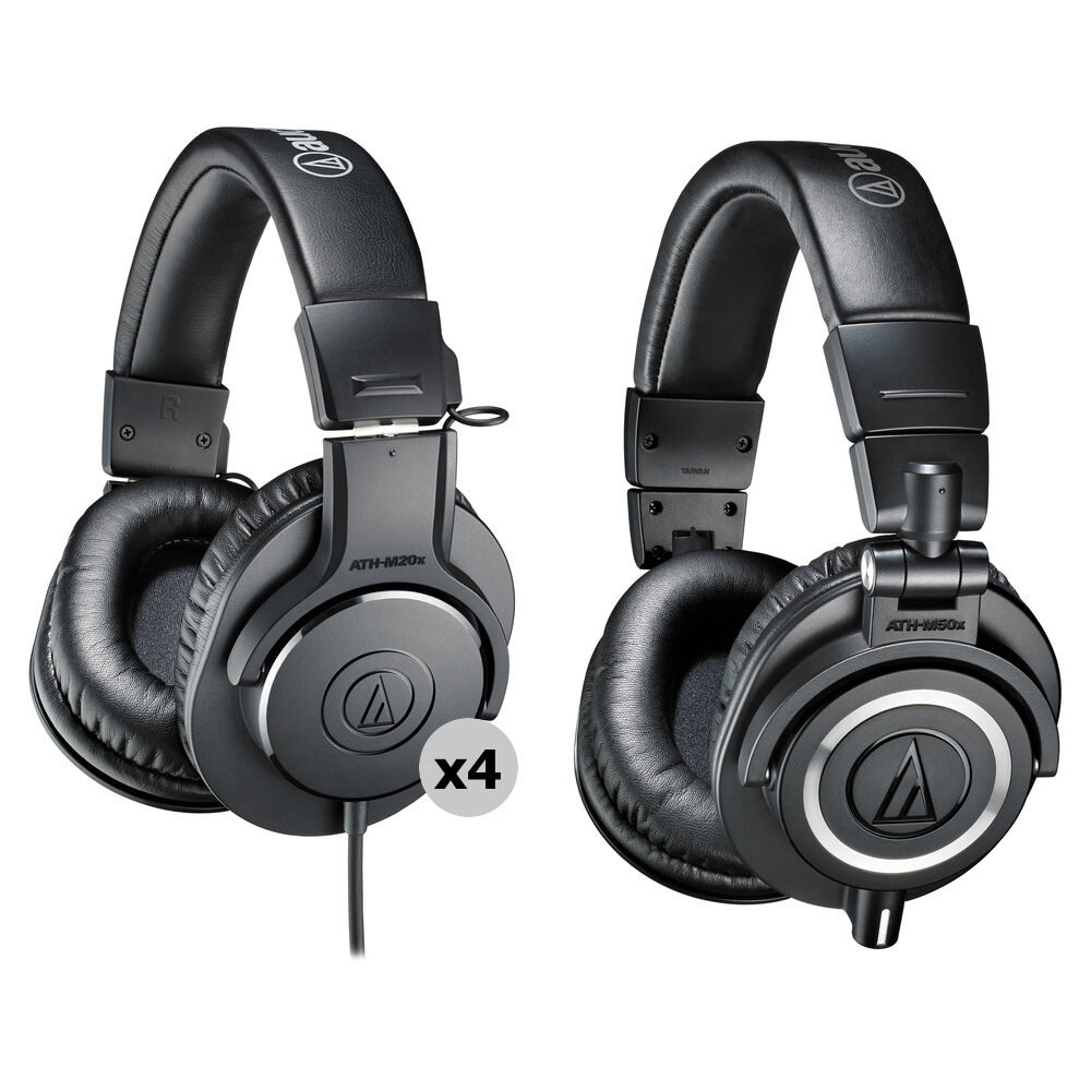 Комплект монитора Audio-Technica ATH-M50x с наушниками ATH-M20x 
Комплект монитора Audio-Technica ATH-M50x с наушниками ATH-M20x