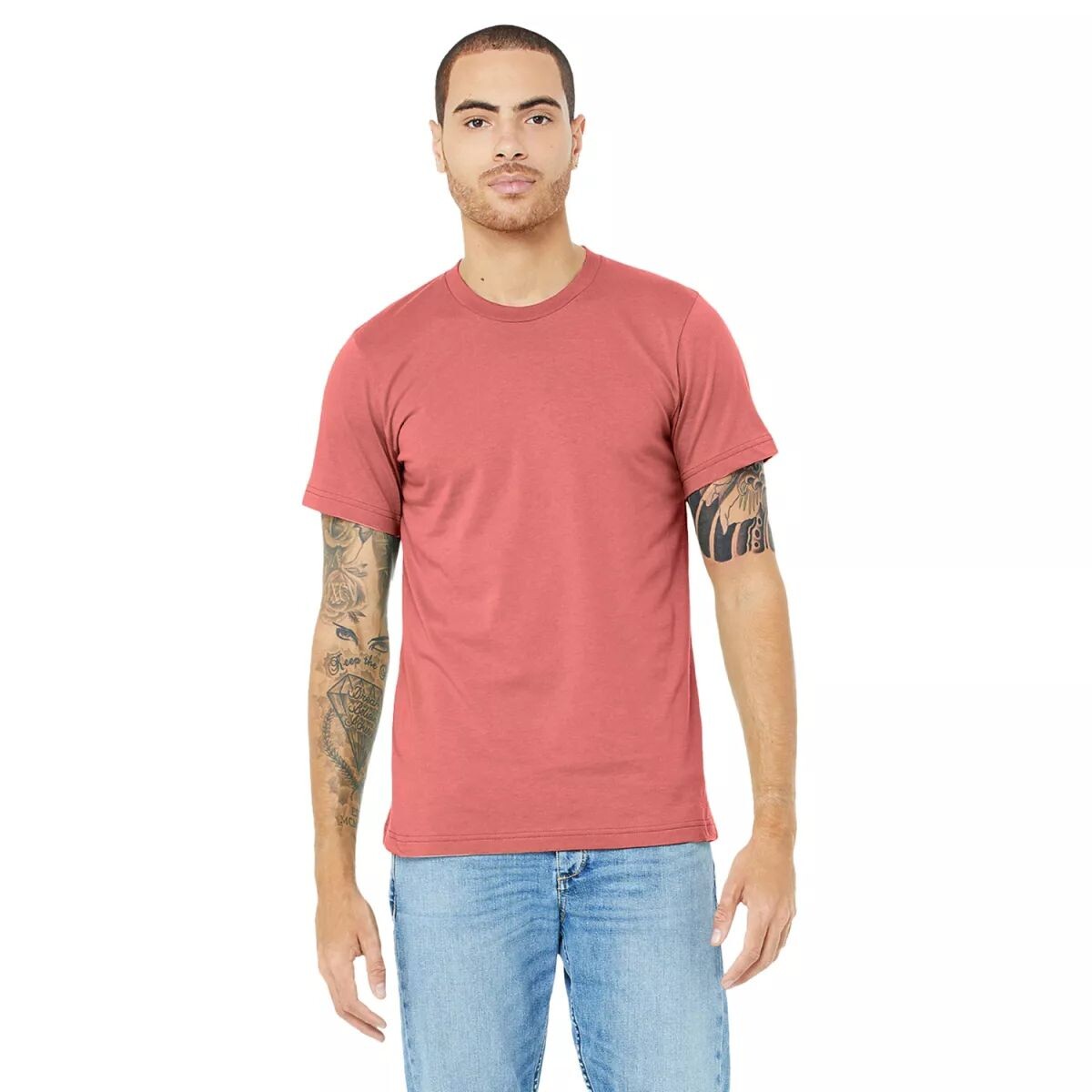 Холщовая унисекс трикотажная футболка с круглым вырезом / мужская футболка с коротким рукавом Bella+Canvas
Холщовая унисекс трикотажная футболка с круглым вырезом / мужская футболка с коротким рукавом Bella+Canvas