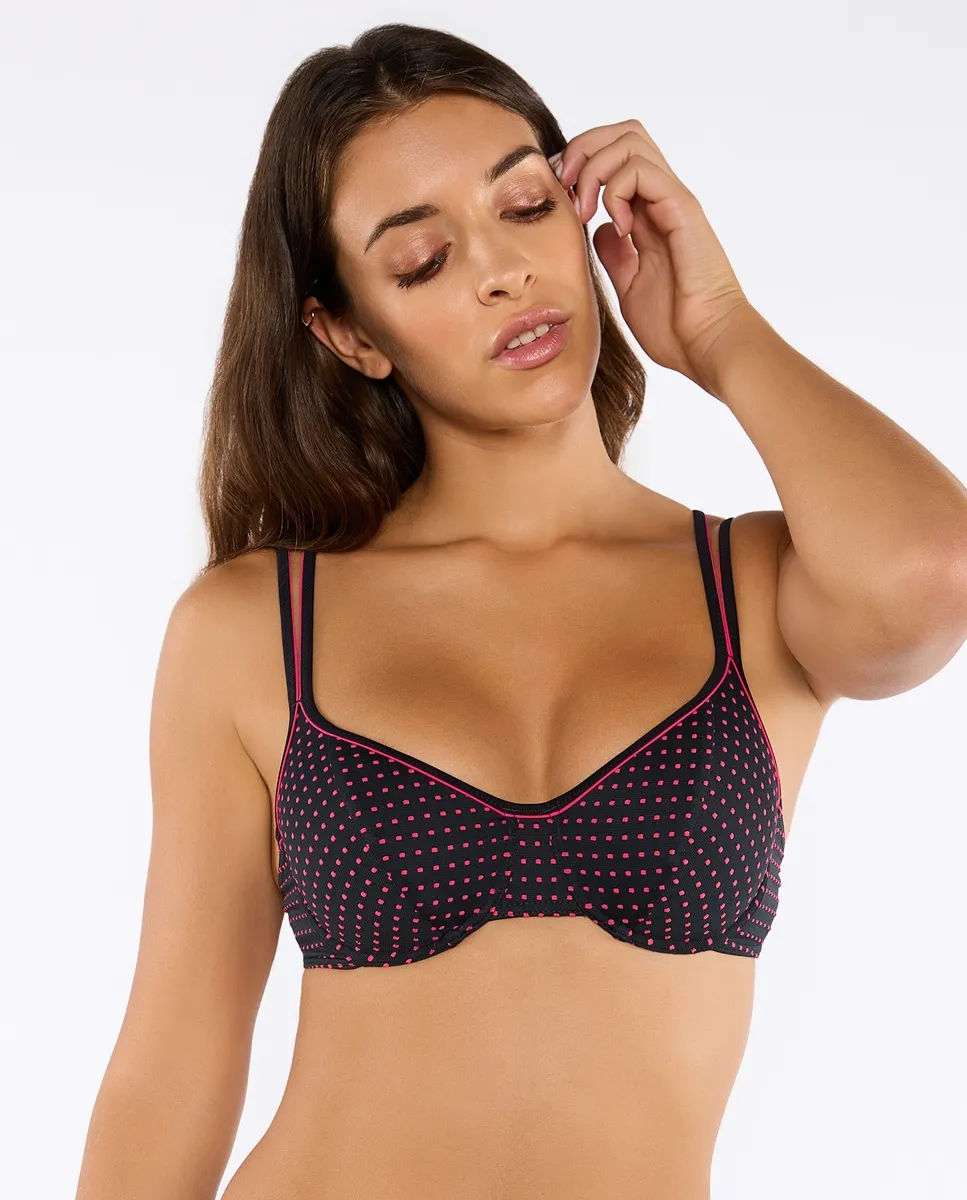 Бюстгальтер бикини на косточках BASIA, чашка C Onades, розовый
Бюстгальтер бикини на косточках BASIA, чашка C Onades, розовый