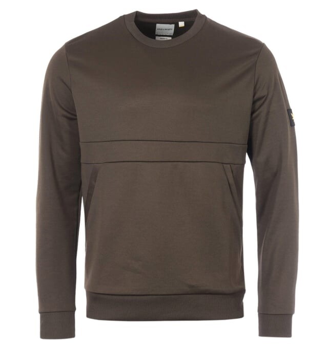 Карманный мужской свитер Lyle & Scott, хаки
Карманный мужской свитер Lyle & Scott, хаки