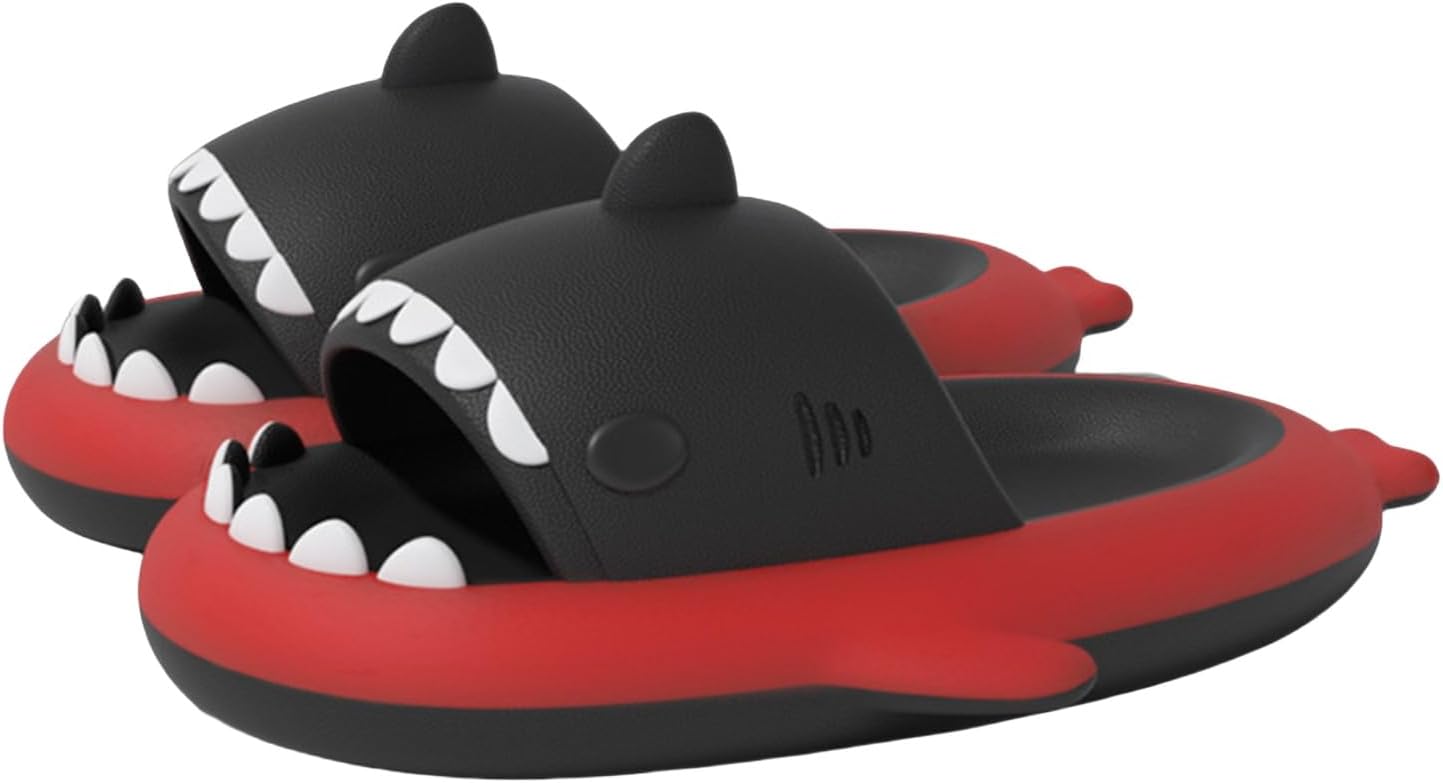 Оригинальные шлепанцы с акулой, новые милые шлепанцы с радужной акулой для взрослых, шлепанцы с акулой с звездным градиентом, унисекс Generic, черный/красный
Оригинальные шлепанцы с акулой, новые милые шлепанцы с радужной акулой для взрослых, шлепанцы с акулой с звездным градиентом, унисекс Generic, черный/красный