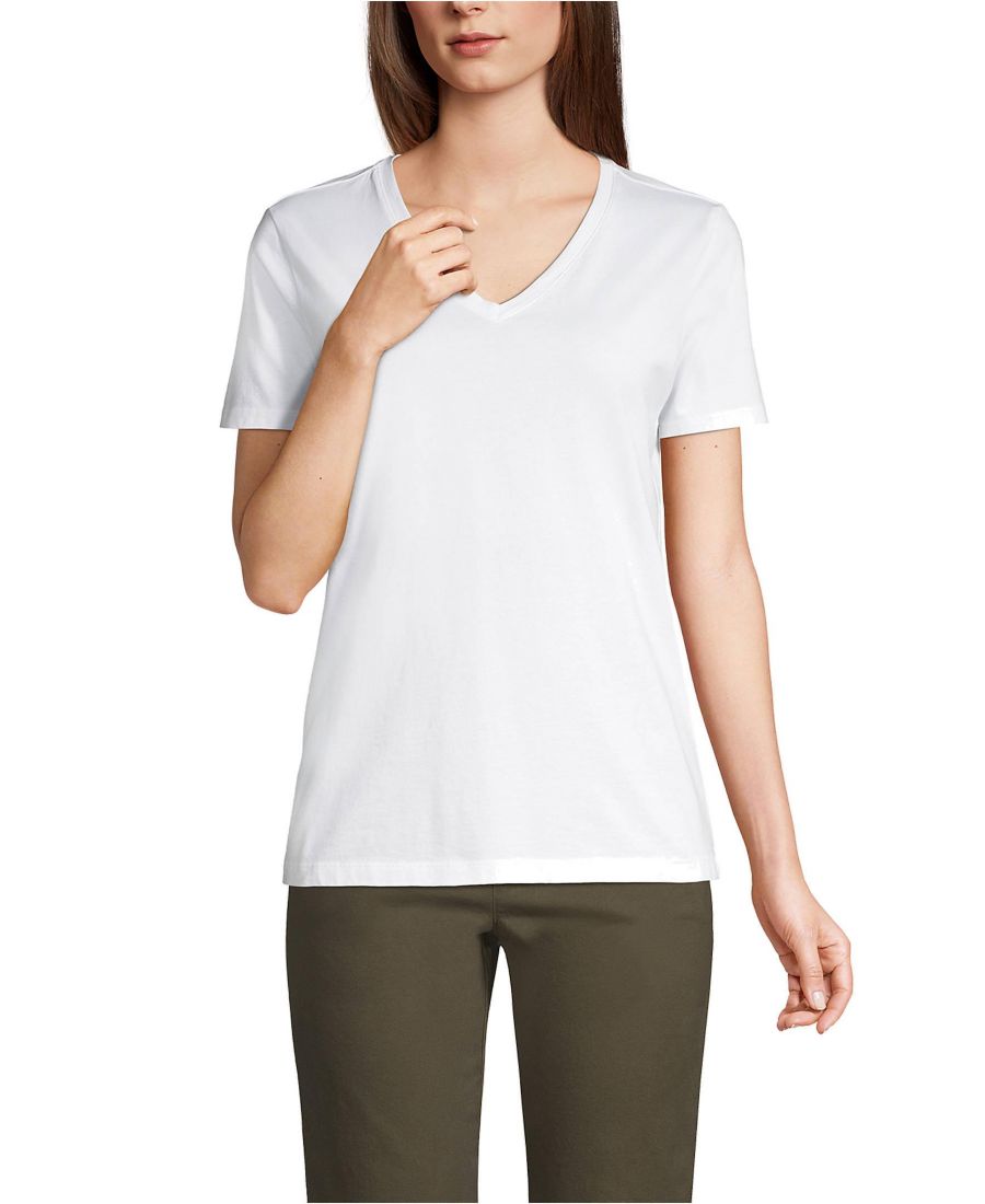 Женская футболка с V-образным вырезом из хлопка Supima свободного кроя, для невысоких женщин Lands' End, White, Белый, Женская футболка с V-образным вырезом из хлопка Supima свободного кроя, для невысоких женщин Lands' End, White
Женская футболка с V-образным вырезом из хлопка Supima свободного кроя, для невысоких женщин Lands' End, White, Белый, Женская футболка с V-образным вырезом из хлопка Supima свободного кроя, для невысоких женщин Lands' End, White