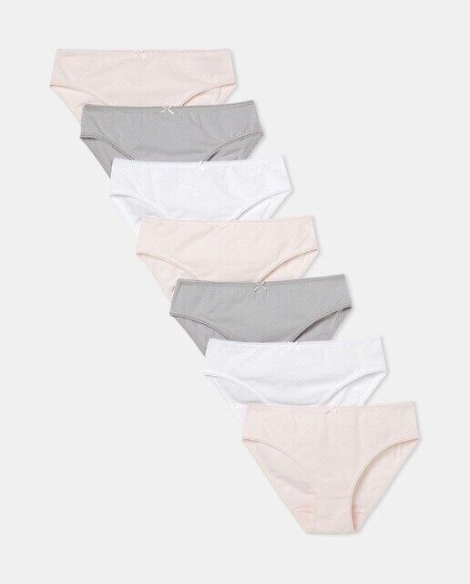 Набор из семи трусиков для девочек с принтом в горошек Cotton Juice, мультиколор
Набор из семи трусиков для девочек с принтом в горошек Cotton Juice, мультиколор