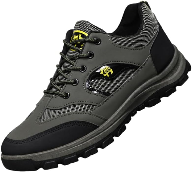 Мужская обувь большого размера - туристические ботинки для альпинизма. Дышащий сетчатый материал. Противоскользящие и прочные. Стильные и для любого случая Clolinde, зеленый
Мужская обувь большого размера - туристические ботинки для альпинизма. Дышащий сетчатый материал. Противоскользящие и прочные. Стильные и для любого случая Clolinde, зеленый