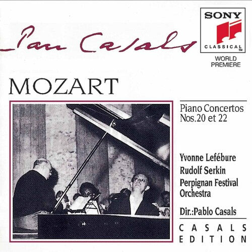 CD диск Mozart / Lefebure / Serkin / Casals: Piano Concerti 20 & 22
CD диск Mozart / Lefebure / Serkin / Casals: Piano Concerti 20 & 22