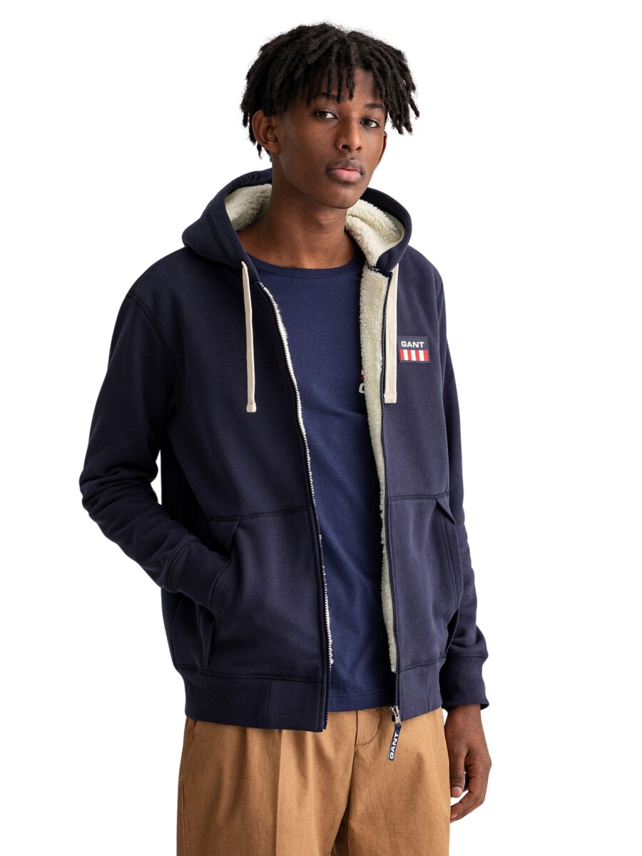 Толстовка с капюшоном на молнии GANT, морской синий
Толстовка с капюшоном на молнии GANT, морской синий