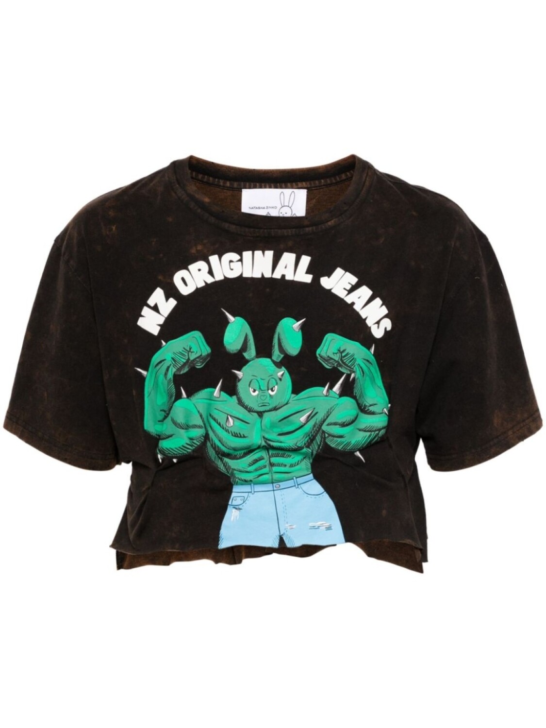 Укороченная футболка NZ Original Jeans Natasha Zinko, нейтральный цвет
Укороченная футболка NZ Original Jeans Natasha Zinko, нейтральный цвет