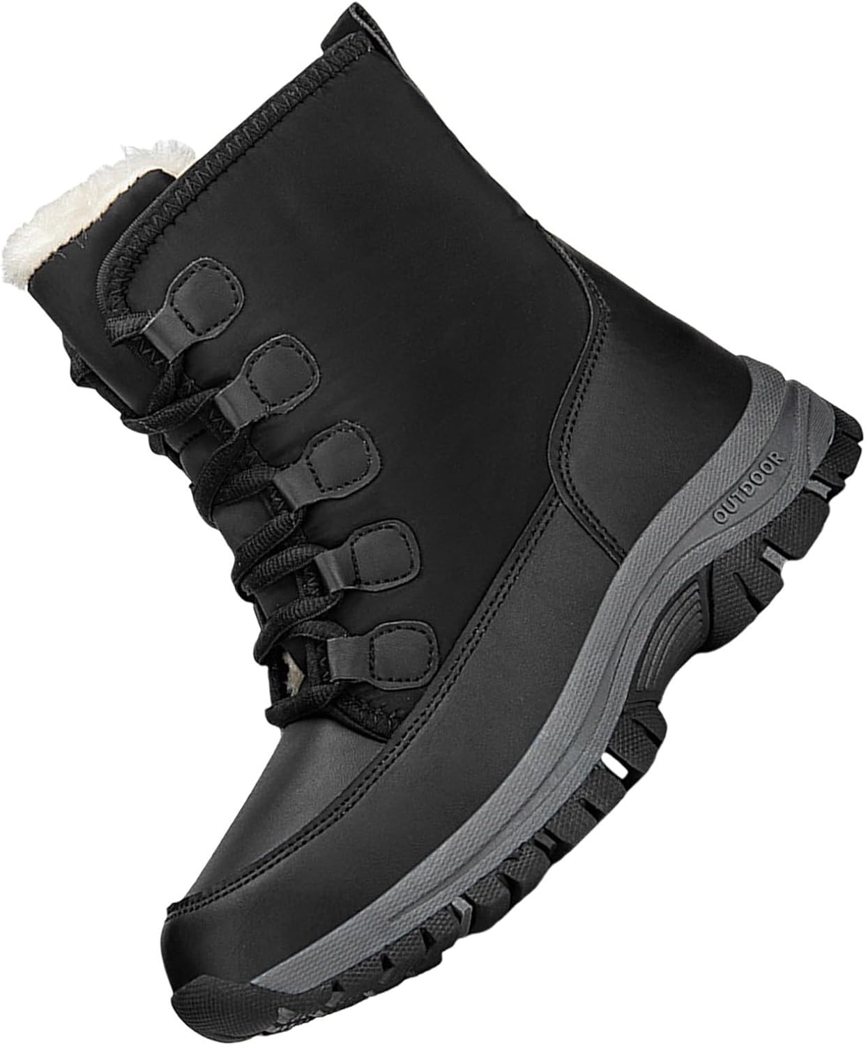 Женские и мужские водонепроницаемые ботинки, легкие, удобные, с меховой подкладкой, для ходьбы, противоскользящие, для улицы, высокие зимние снегоступы Generic, черный
Женские и мужские водонепроницаемые ботинки, легкие, удобные, с меховой подкладкой, для ходьбы, противоскользящие, для улицы, высокие зимние снегоступы Generic, черный