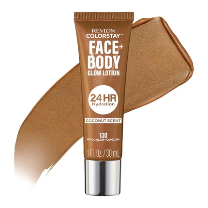 Colorstay Face & Body Glow Lotion Увлажняющий лосьон для сияния лица 24 часа Revlon
Colorstay Face & Body Glow Lotion Увлажняющий лосьон для сияния лица 24 часа Revlon