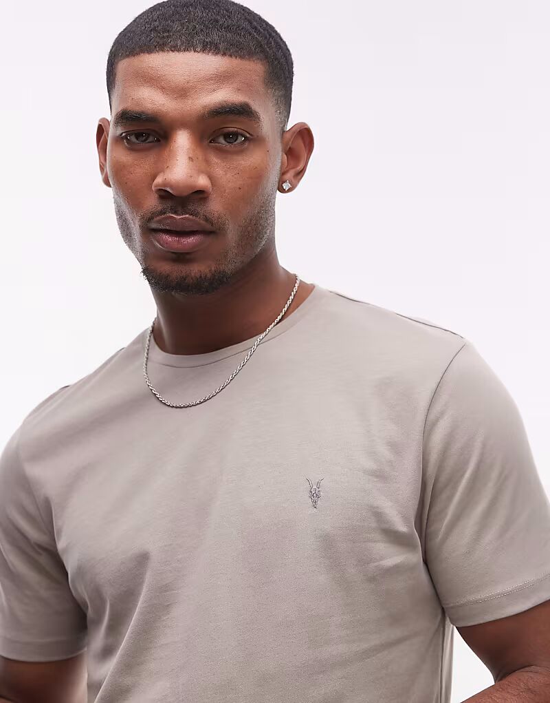 Футболка AllSaints Brace из хлопка с начесом каштаново-коричневого цвета
Футболка AllSaints Brace из хлопка с начесом каштаново-коричневого цвета